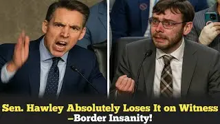 Senator Hawley Destroys Democrats' Witness: The Shocking Senate Immigration Showdown