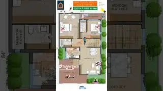 4BHK Duplex House Plan in 195 Sq Yards #houseplan