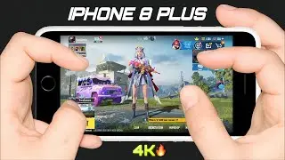 IPHONE 8 PLUS HANDCAM IN 2025 🔥/Smooth+Extreme PUBG Gaming Test😍/ NEW IOS 18.5 Livik Gameplay!