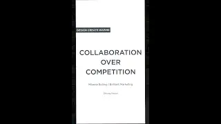 Collaboration over competition | Why collaborating is the secret to success! #shorts