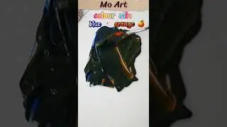 colour mixing  l Mo Art  #colour #paints #satisfying