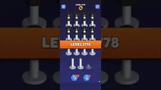 Nut Sort Level 2778 - Color Puzzle Game by Kiwi Fun #games #puzzle #NutSort #NutSortSolution