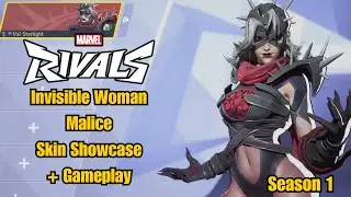 Invisible Woman | Malice Skin Showcase | Marvel Rivals | Season 1
