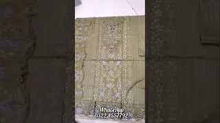 Chikankari Lawn ✨ 3 Pc Embroidered Suit | Cotton Net Dupatta &mdash; Sam Fabrics