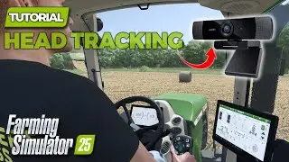FS25 | Tutorial | Free Head Tracking | Pomoci Webkamery a Opentrack | #farmingsimulator25