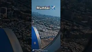 Mumbai ✈️. flight full vew #full_screen_status  #viralshorts