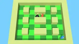 Reinforcement Learning Bomberman Prototype - 50k steps - Part 1