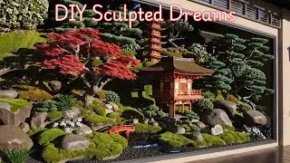 3D Japanese Garden Dioramas: Life-Size Mini Villages!