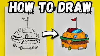 How To Draw The Patty Wagon From SpongeBob