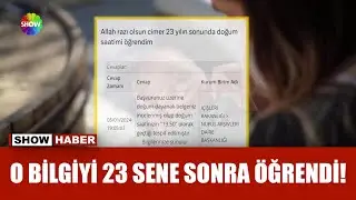 CİMER'e ''Saat kaçta doğdum'' diye sordu!