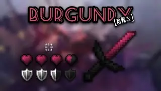 Burgundy [32x] (FPS+) MCPE & W10 FOR IOS & ANDROID!