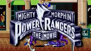 Mighty Morphin Power Rangers: The Movie (Genesis) Playthrough longplay video game