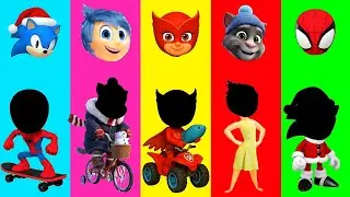 Wrong eyes👀 challenge DAME TU COSITA Pj Masks Funny Puzzle Wrong Heads