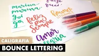 BOUNCE LETTERING | Primeiro Rabisco