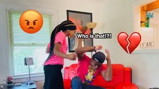 TEXTING ANOTHER GIRL PRANK‼️**MUST WATCH IT GETS PHYSICAL **