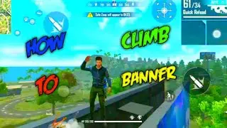 How to climb Free fire Banner | Hidden place | Free fire India |