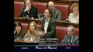 Carmela Auriemma   M5S Camera   Dichiarazione di voto in Aula 04/02/2026