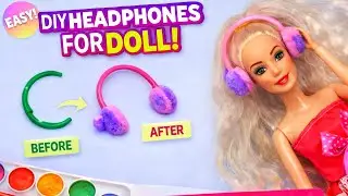 How to Make Headphones for Doll | Easy DIY