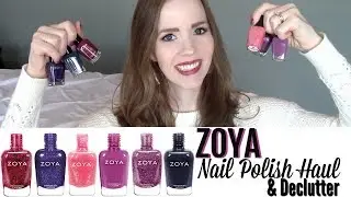 ZOYA FALL & WINTER NAIL POLISH HAUL 💅 OLD NAIL POLISH DECLUTTER