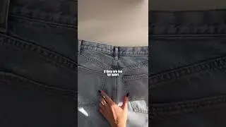 FASHION hack - jeans pockets matter #jeansfashion #fashiontips #styletips #stylist #bodytype