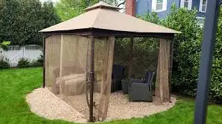 Domi 10'x13' Gazebo, Outdoor Gazebo with Mosquito Netting Review
