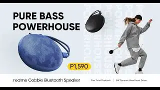 realme Cobble Bluetooth Speaker | Pure Bass Powerhouse