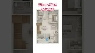 30 X 45 HOUSE PLAN, 30 BY 45 HOME PLAN#shorts #homedesign #gharkanaksha #trendingshorts #housedesign