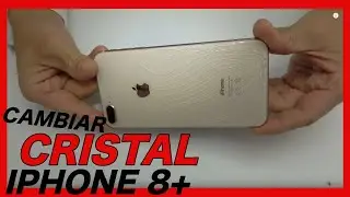 Сменить iPhone 8 Plus стеклянную крышку