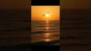 Watch the ocean glow like never before #SunsetMagic #OceanLuminous #NatureArt