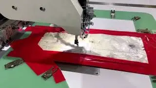 Richpeace Automatic Extra Heavy sewing machine for body armor material 超厚料缝防弹衣