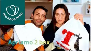 Apriamo 2 box dei supermercati Rossotono ! #toogoodtogo #box #unboxing #svuotalaspesa 
