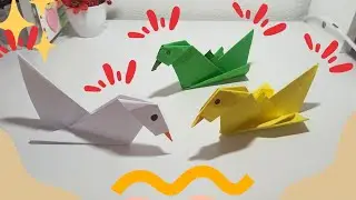 🦆 Paper Magic: Crafting an Adorable Paper Duck | Sumy Crafts