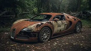 ASMR Car Restoration! Full Restoration of Bugatti Veyron 16.4 (2005) from Totally Disrepair to New 