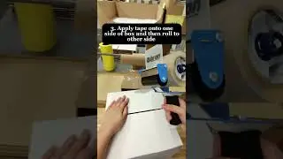 How to Use a Tape Dispenser | Sealing Packages, Boxes, and Cartons #packaging #tapedispenser #diy