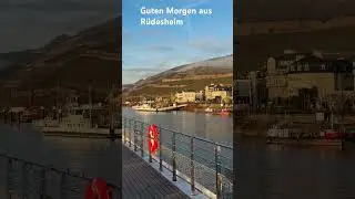 Guten Morgen aus R&uuml;desheim #christmas #flussreise