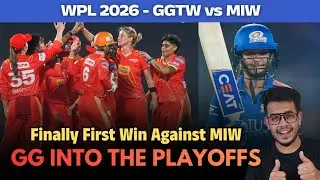 GGTW Into The Playoffs | Finally First Win Against MIW | GGTW vs MIW: WPL 2026
