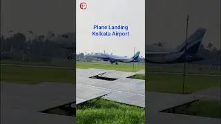 Airplane Landing At Dum Dum Airport Kolkata || #shorts#kolkataairport#planelanding
