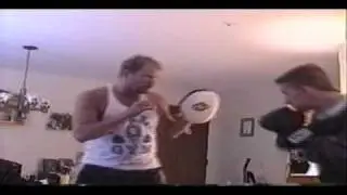 Tommy Morrison showing me a few things!