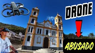 DRONE baixinho pelas ruas de JAMBEIRO - Quase deu RUIM 🥵