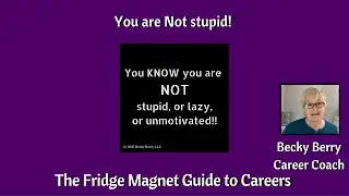 You're Not Stupid or Lazy or Unmotivated