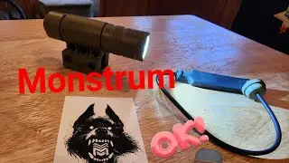 Monstrum 90 Lumens rifle flashlight 🔦