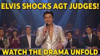 Simon Cut Him Off in 10 Seconds&hellip; What This Filipino Elvis Did Next Left AGT Frozen 😳🎤🇵🇭 | Part 2