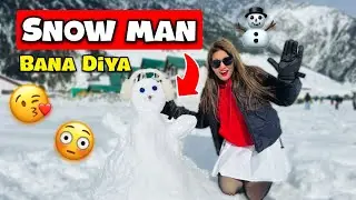 Snow Man Bana Diya ⛄😘 | Daily Dolly Vlogs