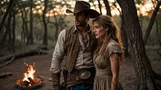 She Was Hiding From Her Husband In The Woods, A Cowboy Found Her And Said 