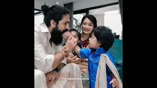 KGF Star Yash And His Family ।। Rocky Bhai And His Beautiful Wife Radhika Pandit ।।