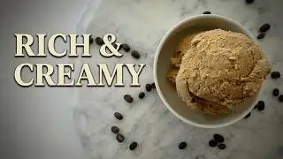 Sugar-free Toffee Coffee Ice Cream | Delicious, Creamy, Rich, Yummy!