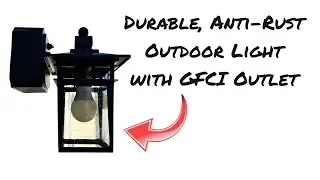APOTO Store Dusk to Dawn Outdoor Lights with GFCI Outlet Review