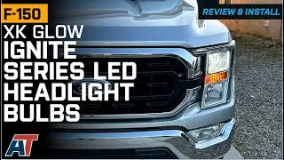2015-2023 F-150 XK Glow IGNITE Series Compact LED Headlight Bulbs Review & Install