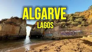 Algarve 4K Walk | Lagos Beach, Coast, Ferry & Marina Promenade | Portugal Walking Tour