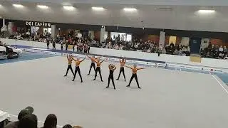 Jelling Teamgym micro gul Aabybro Regionsrækken Vest 2  runde 2025